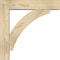 Ekena Millwork Thorton Block Rough Sawn Bracket w/ Offset Brace, Douglas Fir, 6"W x 26"D x 26"H BKT0604X26X26THR05RDF - alternate 2